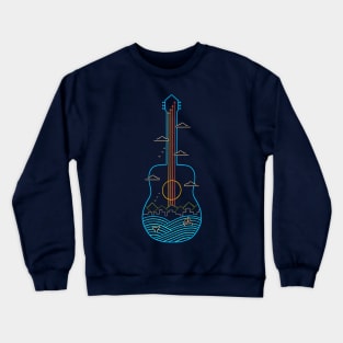 Nature Guitar Crewneck Sweatshirt